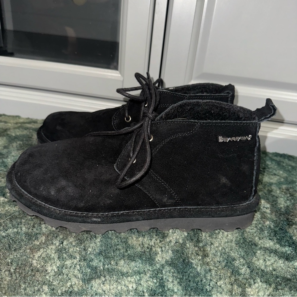 BearPaw Ryker Boots nubuck shearling women’s 6